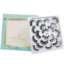 DYSILK 10 Pairs 6D Mink Eyelashes Faux Fluffy Wispy Natural False Eyelashes Long Thick Fake Eyelashes Handmade Reusable Dramatic Eyelashes Pack Makeup Lashes No Glue 10 Styles Mixed DYSILK