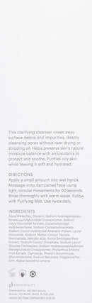 Glo Skin Beauty Purifying Gel Cleanser - Salicylic Acid + Niacinamide Face Wash Balances Skin, Targets Clogged Pores, Excess Oil & Breakouts - Gently Exfoliates & Minimizes Appearance of Fine Lines Infinity Warehouse