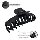 TODEROY 7PCS Large Hair Claw Clips for Woman,Non-slip Matte Banana Clips,Strong Hold jaw clip,Hair Clamps for Thin Thick Hair Toderoy