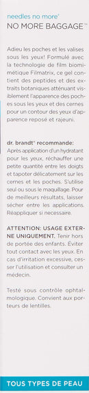 needles no more NO MORE BAGGAGE Dr. Brandt Skincare