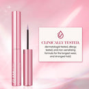 Glamnetic Hybrid Magnetic Eyeliner, Liquid Clear, for Eyelashes - Waterproof & Smudge Proof Liner | All-Day Hold for Magnetic Lashes, Quick-Drying, Paraben-Free 0.025 fl oz Infinity Warehouse