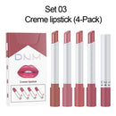 Mini Matte Cigarette Lipstick Pack Set Listick Kit, 4 Colors Matte Creme Moisturizing Lipstick, Long Lasting Waterproof Easy To Color Cute Tube Women Make up Cosmetic Lipsticks 4-Pack (Set03) evpct