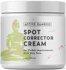 Dark Spot Corrector for Face. Skin Whitening Dark Spots Remover Cream, Use for Age Spots on Face Body Hands 4 OZ Active Bamboo