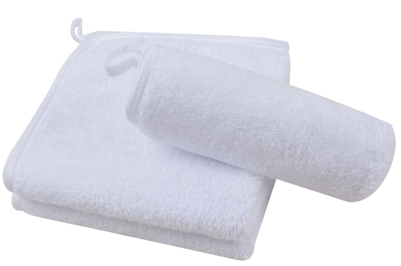 Sinland Microfiber Face Cloths For Bath Reusable Makeup Remover Cloth Ultra Soft and Absorbent Washcloths For Baby 12Inch x 12Inch (12pack, white) SINLAND