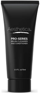 Aesthetica Makeup Brush Cleaner – Cruelty Free Make Up Brush Shampoo for any Brush, Sponge or Applicator - Made in USA - 2.5 fl oz Aesthetica