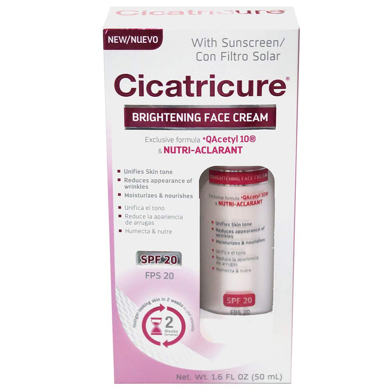 Cicatricure Brightening Face Cream with Q Acetyl 10, 1.6 fl oz CICATRICURE
