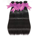 Straight 4 Bundles 9A 100% Unprocessed Straight Hair Bundles Brazilian Virgin Hair Weave Human Hair Extension (24 26 28 30 inch) Fashow
