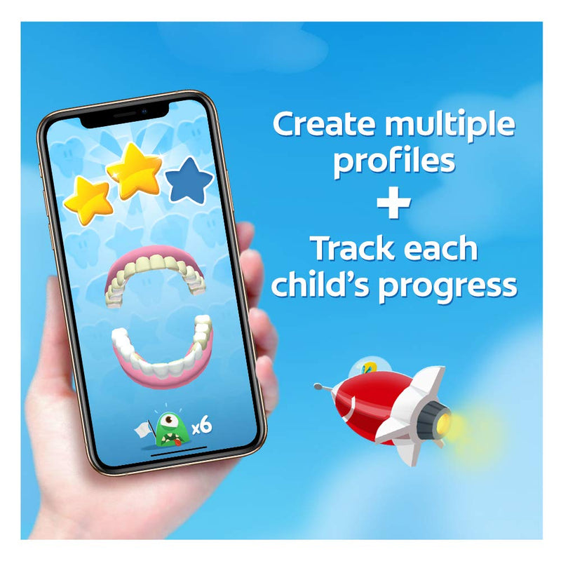 Colgate Magik Smart Toothbrush for Kids, Kids Toothbrush Timer with Fun Brushing Games Yellow 1 Count Colgate