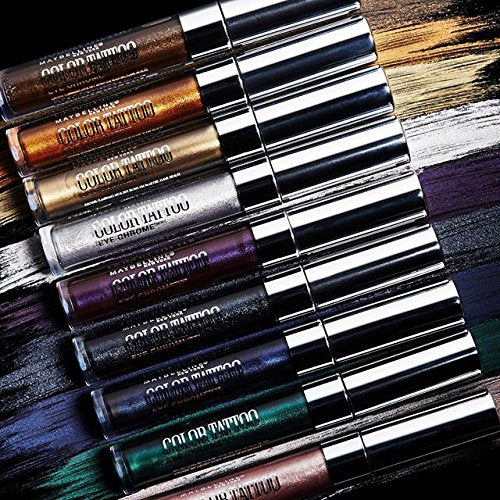 Maybelline New York Color Tattoo Eye Chrome Eyeshadow, Beige Luster, 0.11 fl. oz. Maybelline New York