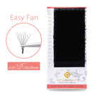 BEYELIAN Easy Fan Eyelashes XD Volume Eyelash Extensions Self Fanning Mink Lash Extension Supply Stylists Professional Use .07mm Light D Curl 17 & 18mm BEYELIAN