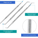 3pcs Ingrown toenail tool, Toenail File And Lifters, [ Upgraded ] Teenitor Professional Surgical Safe Nail Treatment Pedicure Tool Kit Under Nail Cleaner Tools Pain Relief Teenitor
