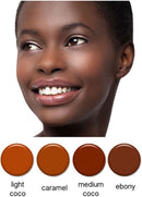 4pc DARK Complexion Professional Airbrush Cosmetic Makeup Set 1/2 oz bottles Infinity Warehouse