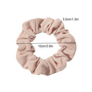 Scrunchies Hair Ties Cotton Scrunchy for Girls Women Thick Hair Cute Hairties Scrunchy For Thick Curl Hair No Crease Hair Accessories Soft Ropes Ponytail Holder No Hurt Your Hair Ivyu