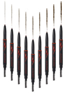 ybf Beauty Eyebrow Pencil - Universal Automatic Brow Pencil With Spoolie Brush - Perfect Eyebrow Makeup Shaper and Filler For Women - All Hair Colors & Skin Tones - Taupe Eyebrow Liner - 0.005 Oz ybf