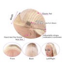 ISEE Hair 613 Blonde Straight Lace Front Wigs 13x4 Brazilian Human Hair Wigs for Women 613 Blonde Lace Frontal Wigs Pre Plucked With Baby Hair 150% Density (24 Inch, 613 Blonde Color) ISEE Store
