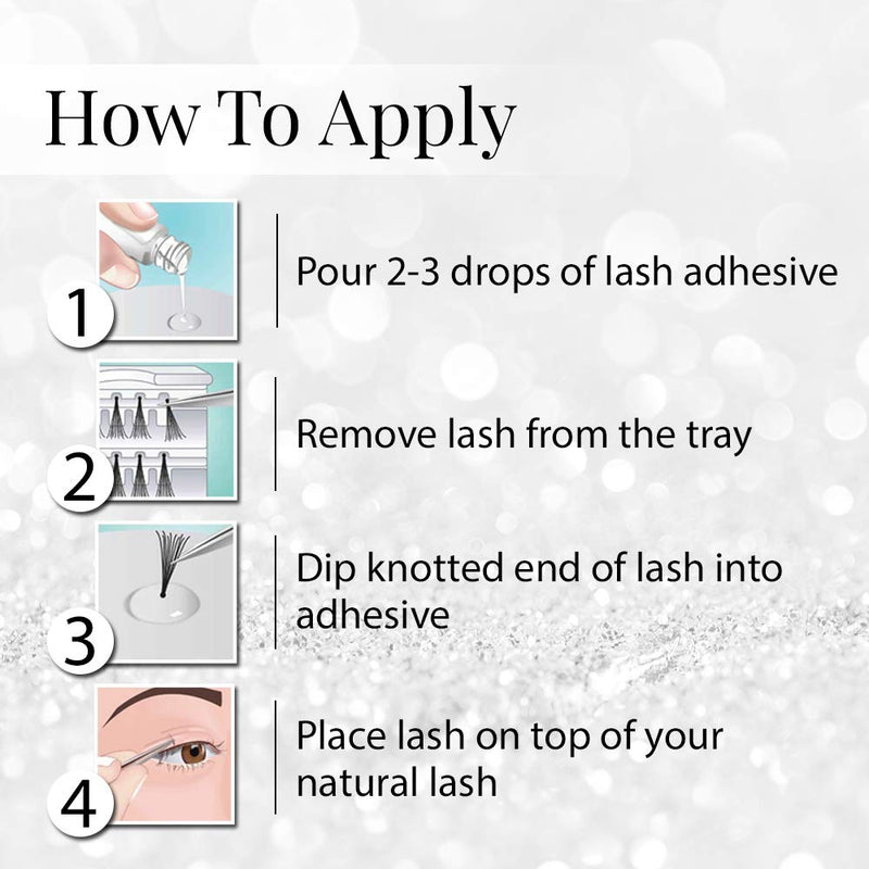 Ardell LashTite Lash Adhesive Dark for Individual Lashes, 0.125 oz Ardell