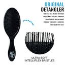 Wet Brush Custom Care Detangler Thick Hair Brush - Black, 9.76 Inch (Pack of 1) Wet Brush