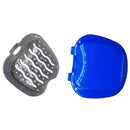 KISEER Denture Bath Case Cup Box Holder Storage Soak Container with Strainer Basket for Travel Cleaning (Blue) KISEER
