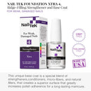 Nail Tek Xtra 4, Nail Strengthener for Weak and Damaged Nails, Prevent Nails From Peeling, Cracked, and Brittle Nails, 0.5 oz, 2-Pack Nail Tek