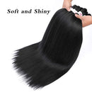 Pre stretched Braiding Hair Extensions Easy Braid Hair 26inch 8 Packs Pre-stretched Braiding Hair for Braiding Yaki Texuture Crochet Hair Extensions (26inch,1B) Royal Collection