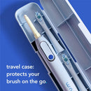 hum by Colgate Smart Electric Toothbrush Kit, Rechargeable Sonic Toothbrush with Travel Case and Replacement Head, Blue Colgate Store