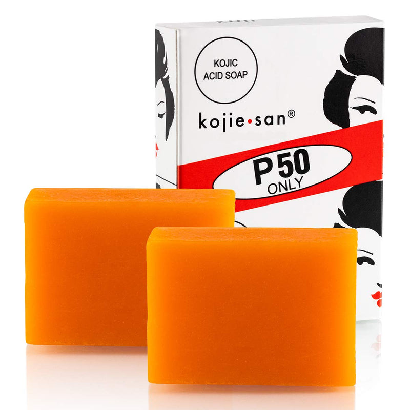 Original Kojie San Facial Beauty Soap - 65g, 2 Bars Per Pack - Guaranteed Authentic Kojie San