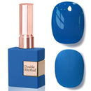 Double Rhythm 0.5 Oz Gel Nail Polish Neutral Natural Same Color Same Bottle Translucent Light Milky Pastel 15ML Manicure French Design Art DIY at Home (Pearl Green-B1146) Infinity Warehouse