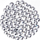 4500 Pieces Hot Fix Glass Flatback Rhinestones HotFix Round Crystal Gems (Crystal Clear, SS6) MASSIVE BEADS