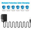 SoulBay 4.2V AC Adapter Charger Cord for Wahl Trimmer Clipper 9818 9818L 9854L 9864 9876L 9880L 9888L Lithium Ion Beard Shaver Groomer S003HU0420060 S004mu0400090 Class 2 Power Supply Replacement SoulBay