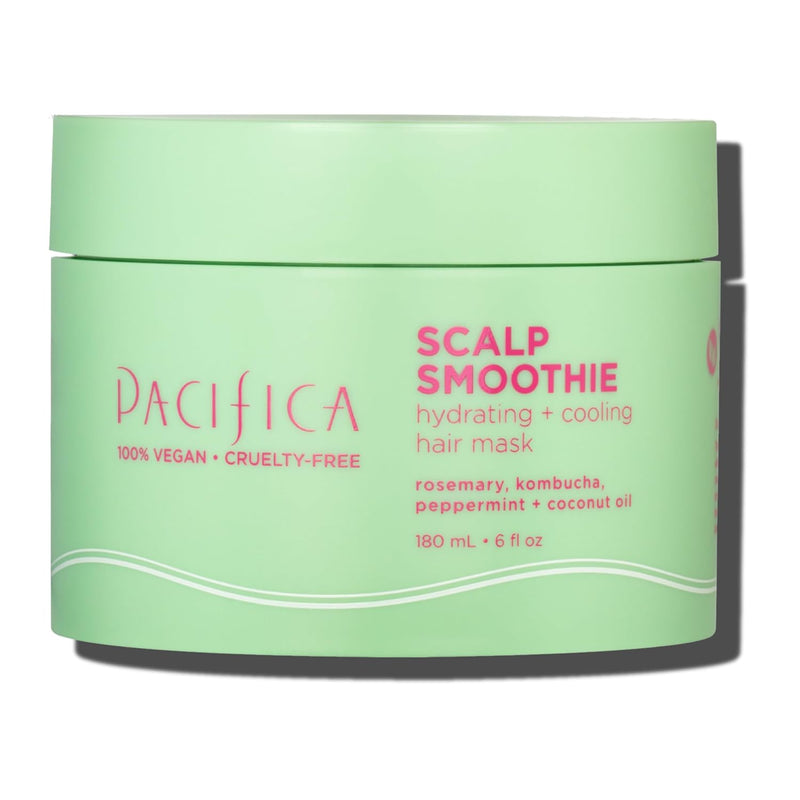 Pacifica Scalp Smoothie Hydrating Scalp Treatment & Leave-On Hair Mask, Cooling Relief for Dry, Flaky, Itchy Scalp & Thinning Hair, Vegan & Cruelty-Free, 6 fl oz Infinity Warehouse