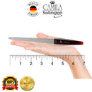 Camila Solingen CS18 7" Large Professional Sapphire Metal Nail File Pointed for Fingernail and Toenail Care. Double Sided Coarse Fine for Manicure/Pedicure. Made of Stainless Steel, Solingen Germany Camila Solingen