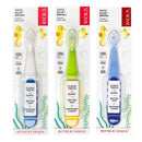 RADIUS Totz Plus Brush Kids Toothbrush Silky Soft BPA Free ADA Accepted Designed for Delicate Teeth & Gums for Children 3 Years & Up - Assorted - Pack of 3 RADIUS