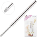 PANA 3/32" Cuticle Clean Nail Carbide Bit for Professional, Nail Salon, Nail Trimmer, Under Nail Cleaner, Electric Drill Machine, Manicure Tools (Silver-Snake Head, Medium) PANA