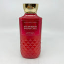 Bath & Body Works - Strawberry Pound Cake - 2 Piece bundle - Shower Gel 10 fl oz and Ultimate Hydration Body Cream 8 oz Infinity Warehouse