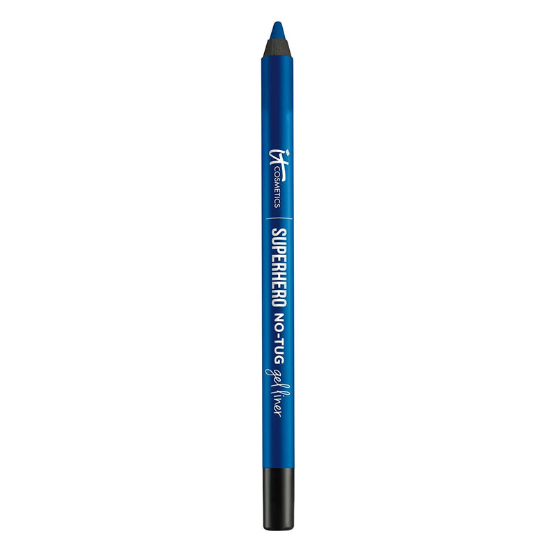 IT Cosmetics Superhero No-Tug Gel Eyeliner, Bold Blue - Dazzling Bright Blue - Waterproof, Blendable Formula - Sharpenable Pencil - 0.042 oz It Cosmetics Store