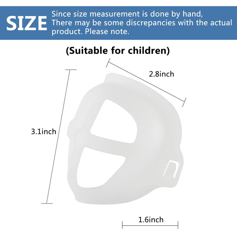 3D Mask Bracket - BeiYoYo Protect Lipstick Lips - Internal Support Holder Frame Nose Breathing smoothly - DIY Face Mask Accessories(Small-Kids) Beiyoyo