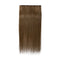 16 Inch Long Clip in Hair Extensions 100% Human Hair 65g Thin 8 Pcs 18 Clips Standard Weft Straight Clip on Human Hairpieces for Women Beauty