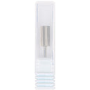 PANA Professional 3/32" Shank Size - Flat Top Large Barrel Silver Carbide Bit Fine Girt - Nail Drill Bit for Dremel Machine PANA