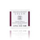Little Seed Farm All Natural Deodorant Cream, Aluminum Free Activated Charcoal Deodorant for Women or Men - Cedar Vanilla, Net Wt. 2.4oz | 68g Infinity Warehouse