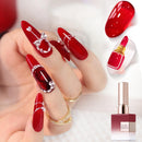 Double Rhythm Translucent Gel Polish Sheer Neutral Natural Light Milky Same Color Same Bottle 15ML Jelly UV Polish Nail Art DIY at Home (Jelly Nude Brown-A1492) Infinity Warehouse