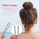 U Shaped Hair Pins, IKOCO 80pcs of Bun Hair Pins for Women Girls with Storage Box(2.4 Inch) IKOCO
