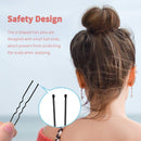 U Shaped Hair Pins, IKOCO 80pcs of Bun Hair Pins for Women Girls with Storage Box(2.4 Inch) IKOCO