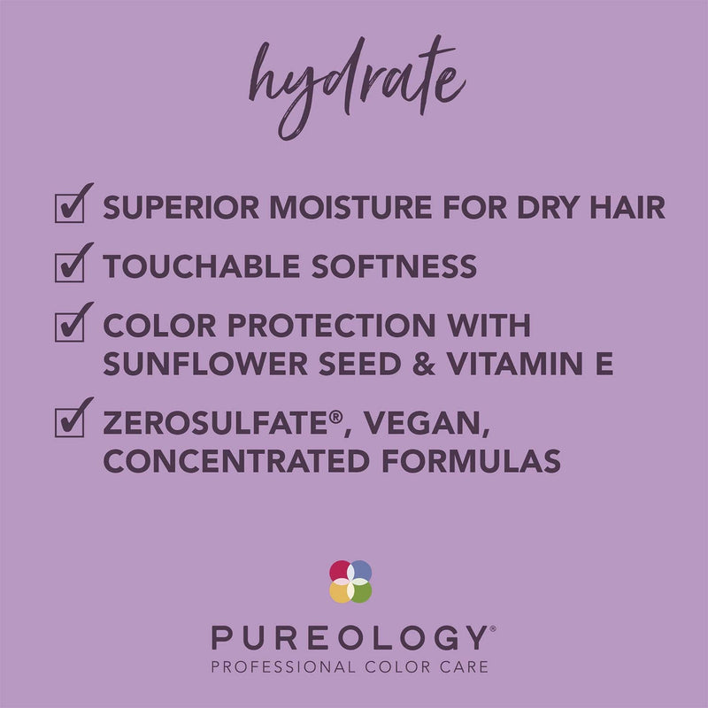 Pureology | Hydrate Moisturizing Shampoo | For Medium to Thick Dry martinandmark.com