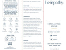 Hempathy Exfoliating Scrub - 4 Oz Hemp Scrub with Amber and Honey for Face, Neck, Décolleté, and Body - Natural, Cruelty-Free, Non-GMO, Paraben-Free, 100% Organic Hemp Scrub Made in the USA HEMPATHY Store