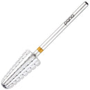 3/32" Two Way Volcano Nail Carbide Bit for Right or Left Handed Drill Machine User - Fastest Safety Remove Acrylic Gel (Double Coarse - 2XC, SILVER) PANA