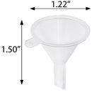 2 oz Opal White Glass Boston Round White Treatment Pump Bottle (12 pack) + Funnel JUVITUS Store