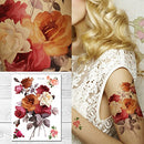 Supperb® Temporary Tattoos - Watercolor Roses Bouquet Supperb