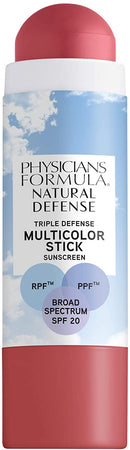 Physicians Formula Natural Defense Triple Defense Multicolor Stick SPF 20 Natural Rose Physicians Formula