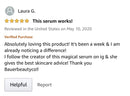 Collagen Face Serum Best Anti Aging Peptide Complex with Matrixyl 3000 and Hyaluronic Acid, Vitamin E, Brightening and Skin Tightening for Glass Skin Bauer Beauty