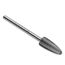 Makartt 5 in 1 Nail Drill Bits, 3/32" Shank Tungsten Carbide Flame Drill Bits for Nails Fast Removing Acrylic Nail Hard Gels Cuticle Professional Nail Efile Bits For Nail Drill Machine(Fine, Silver) Makartt